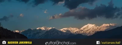 Himalayan range as seen from Dayara Bugyal