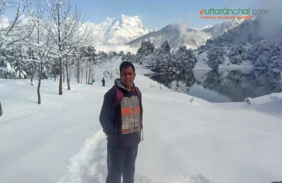 Our guide in deoria tal