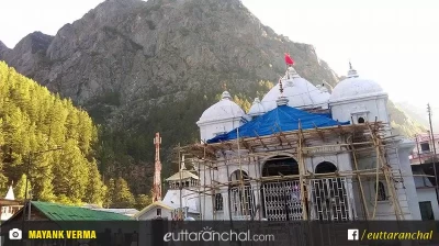 Gangotri temple in summers. 