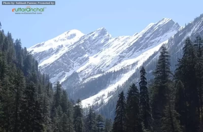 View of Bhairoon Ghati (near Gangotri).