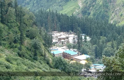 Birds Eye view of Ghangaria