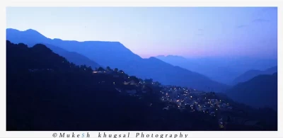 A early morning view of Gopeshwar.
