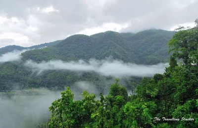 Hills near Haldwani during monsoons