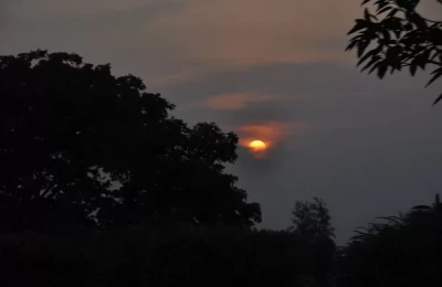 Sunset view of Haldwani
