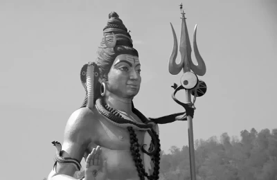 Statue of lord Shiva at Haridwar.