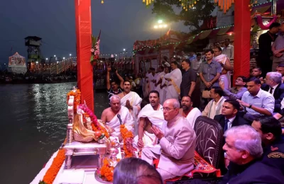 President of India Pranab Mukherjee in Haridwar