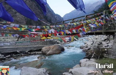 River stream near Bagori Village, Harsil