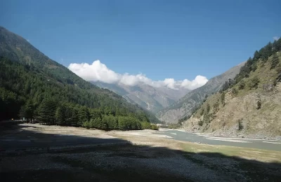 Majestic View of Harsil valley Uttarakhand.