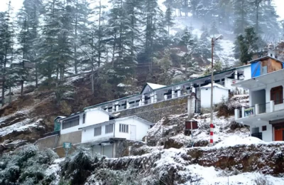 Snowfall in Jageshwar Dham