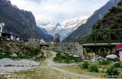 Bridge at Janki Chatti Yamunotri, Uttarakhand.