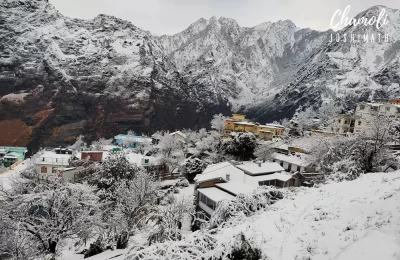 Joshimath after snowfall