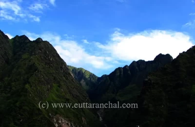 Views from Joshimath during Monsoons (August)