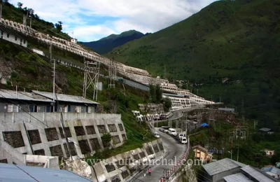 Inside Jaypee complex in Joshimath