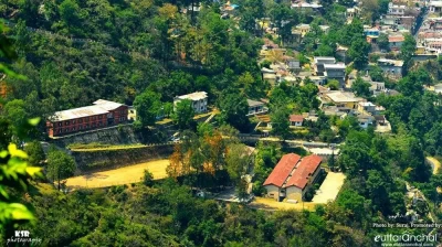 Beautiful Karanprayag Town from Nauti Road