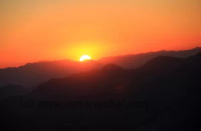 Beautiful sunset view