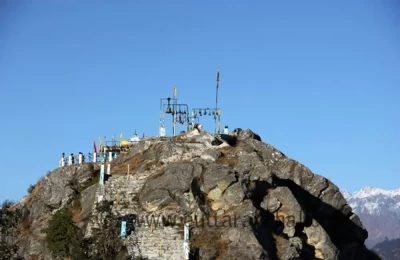 View of Kartik Swami from Bhairon Mandir