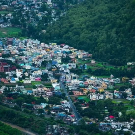 Kathgodam Arial View