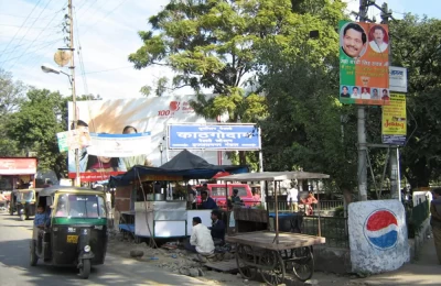 Outside Kathgodam Railway Station