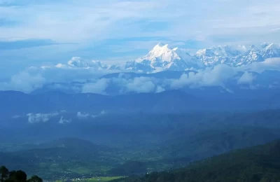 Trishul Peaks as seen from Kausani