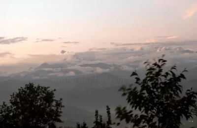 Snow capped Himalayas - view from Kausani