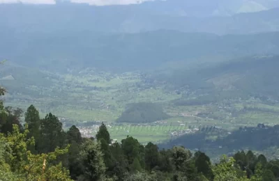 Garur Town - View from Kausani