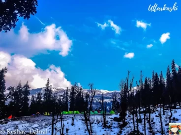 Camping in Kedarkantha Base Camp