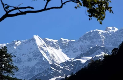 Morning view of beautiful kedar peaks..