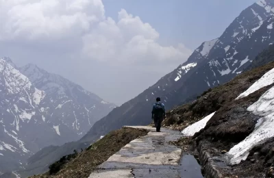 En route Chorbarital, near Kedarnath.