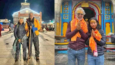 Milind Soman and Ankita Konwar in Kedarnath Dham