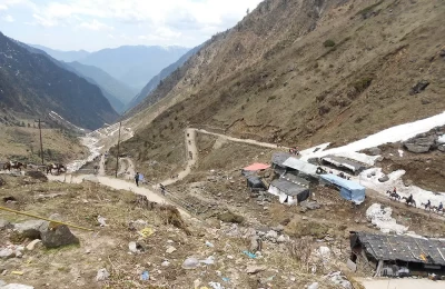 Old track of Kedarnath. 