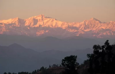 Sunrise at Khirshu, Uttarakhand