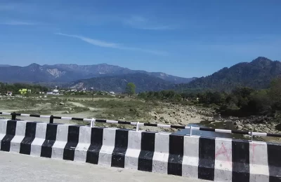 view of Hills from Kotdwar (Recently construction bridge connecting Lalpani area to Kotdwar