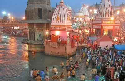 Ganga Snan at Har ki Pauri