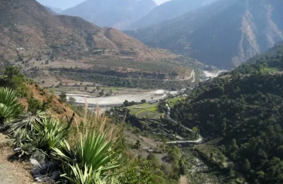 View from Lakhmandal Village