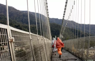 Lakshman Jhula Rishikesh. 