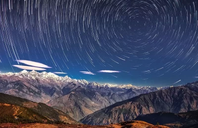 Starry Night in Langtang National Park