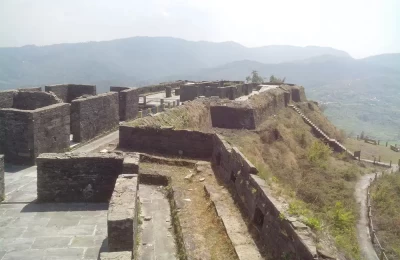 Banasur Ka Kila - Old historical fort near Abbott Mount and Lohaghat
