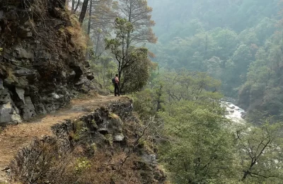 On the way to Gaundhar enroute Madmaheshwar Dham