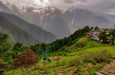 Camping near Madmaheshwar Temple