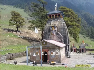 Madmaheshwar Temple (Rudraprayag), One of the 5 Kedars dedicated to Lord Shiva.