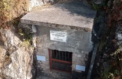 Top view of the cave