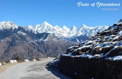 Road towards Munsiyari