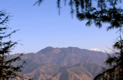 Nag Tibba and Himalayas as seen from Lal Tibba