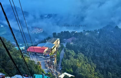 Cable car at Mussoorie.