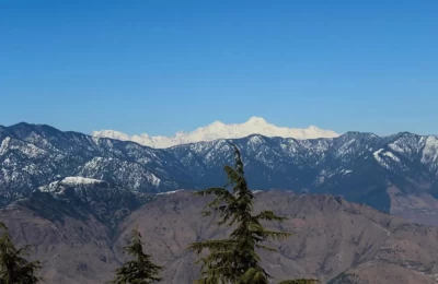 The serenity and the divinity of the amazing mountains of Uttarakhand is Impeccable. view from Sisters Bazar Mussoorie