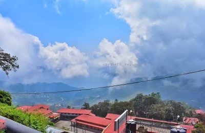 Mussoorie city view.