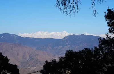 View from Mussoorie Hill Station