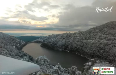 Nainital after snowfall