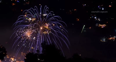 Deepawali celebrations in Nainital.