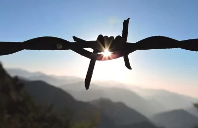 Kumaun Hills as seen from Hanumangari Temple, Nainital